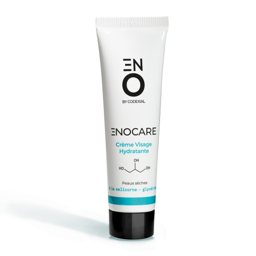 Crème hydratante pour le visage, enrichie en extrait de salicorne