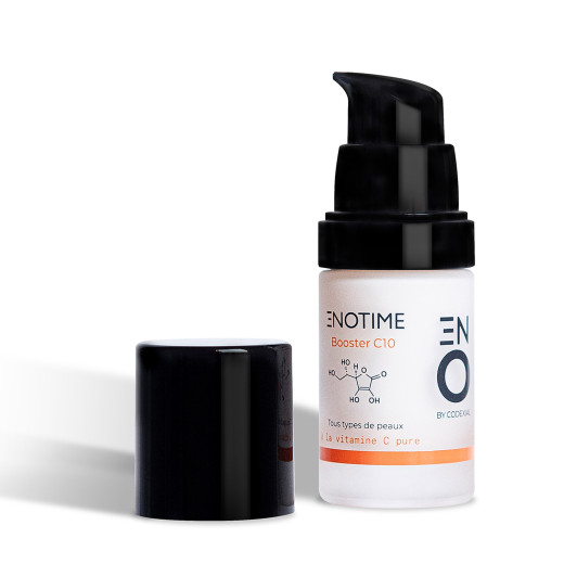 Enotime Sérum Booster C10 Vitamine C bouchon ouvert